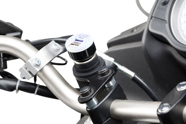 SW MOTECH Double USB Power Port For Cigarette Lighter Socket EMA.00.107.12000