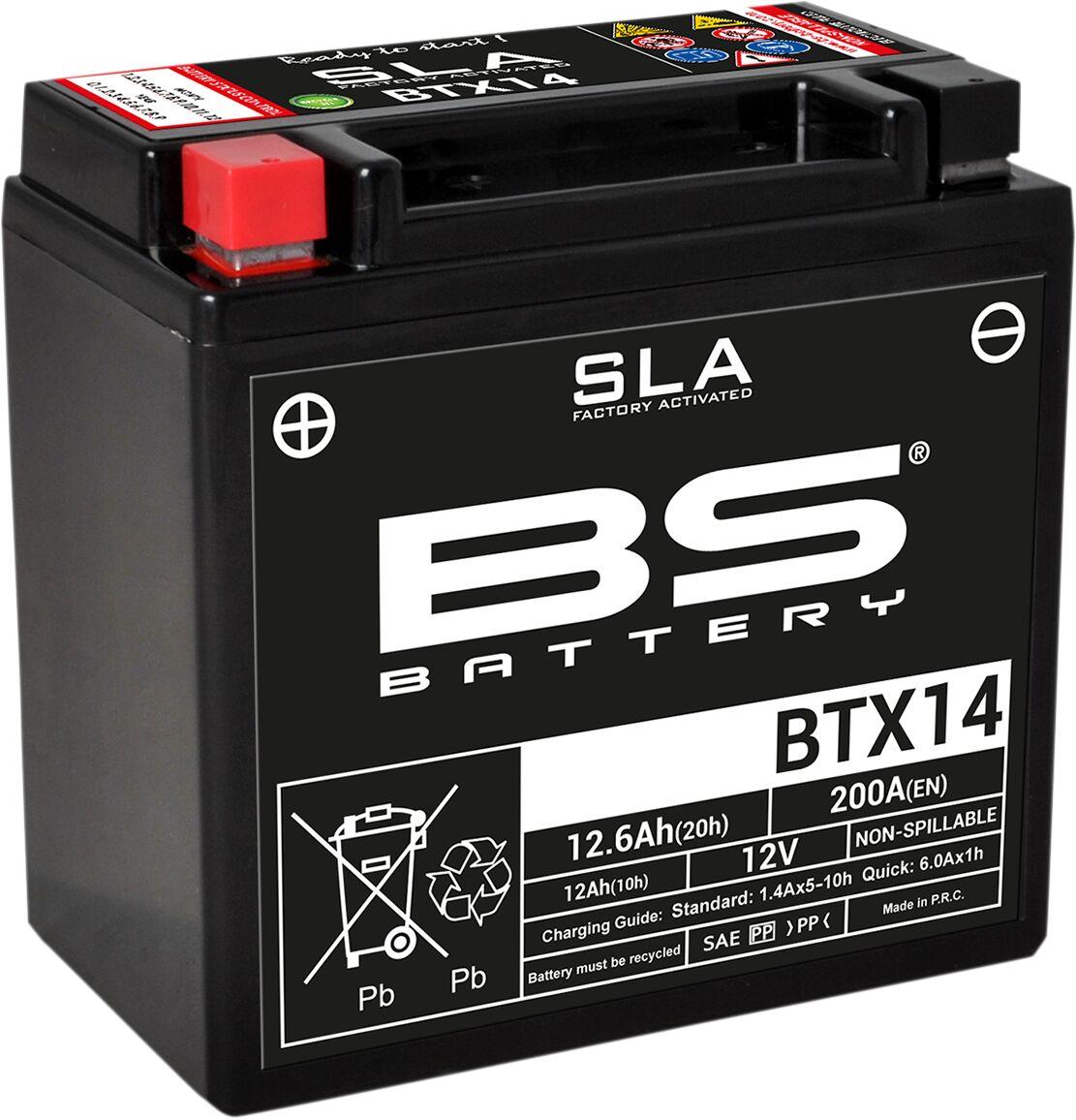 Bs Battery SLA AGM Maintenance-Free Battery For BMW R 12 G/S 1985-2026 300681