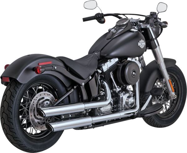 Vance & Hines 3" Twin Slash Slip-On Mufflers Chrome For HD FLS 1690 07-17 16341