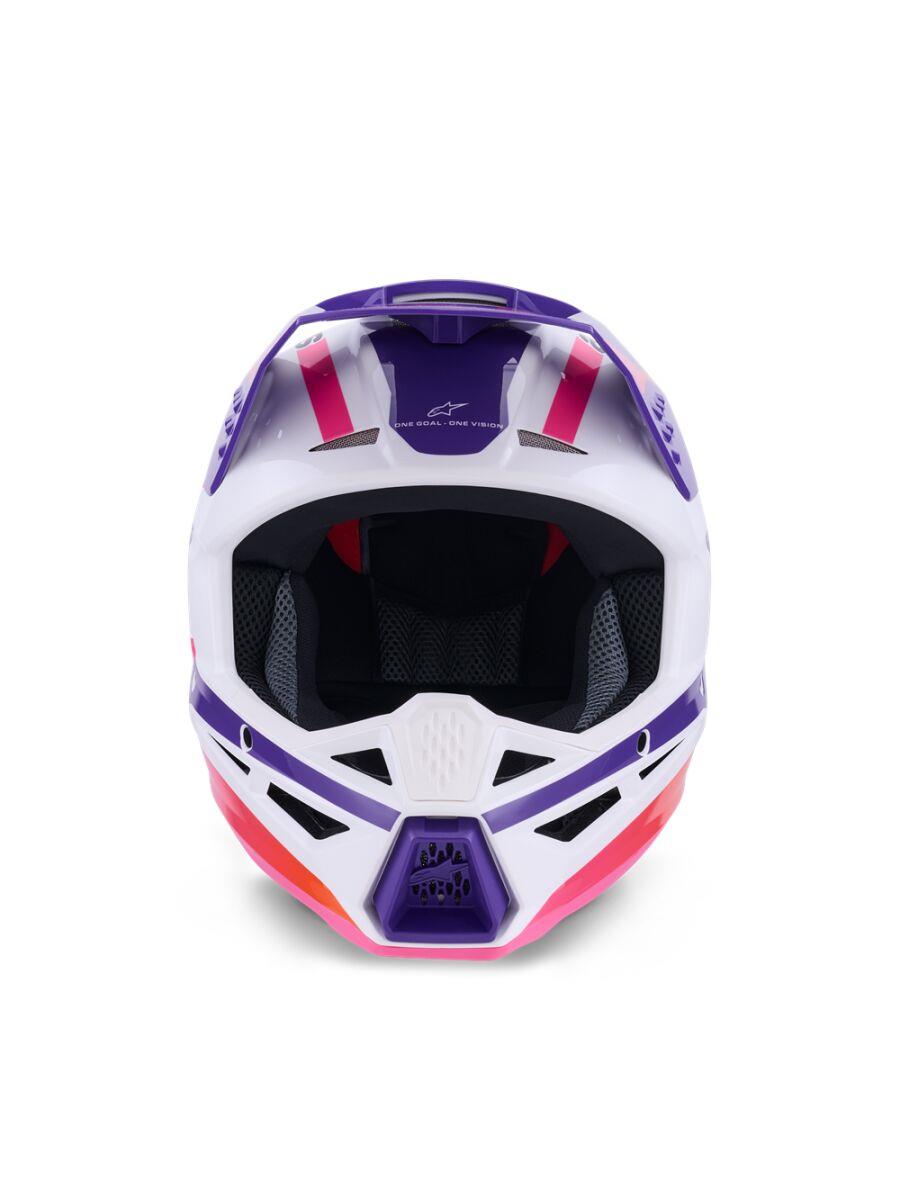 ALPINESTARS SM3 Heat Helmet WHT/PU/PINK 2025 Model