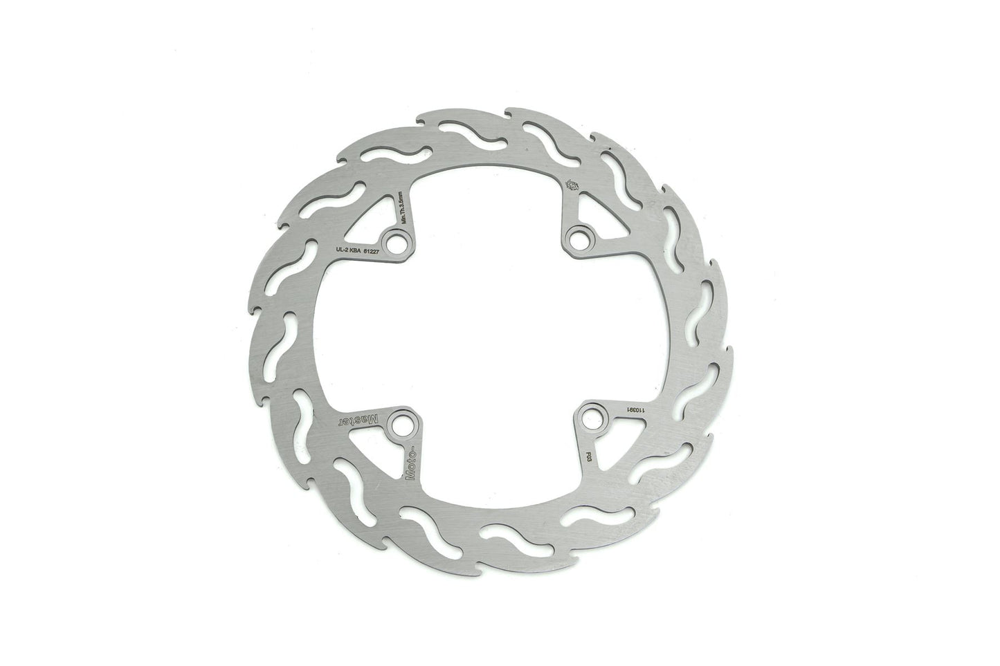 Moto-Master Flame Series Rotor Rear For Husqvarna CR 125 2006-2022 Silver 110391