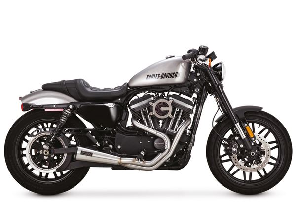 Vance & Hines Stainless 2:1 Upsweep Exhaust System SS For HD XL 883 N 04-22 27627