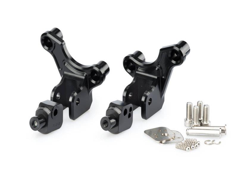 PUIG Footpeg Adaptors Black for Honda X-ADV 17-20 9484N