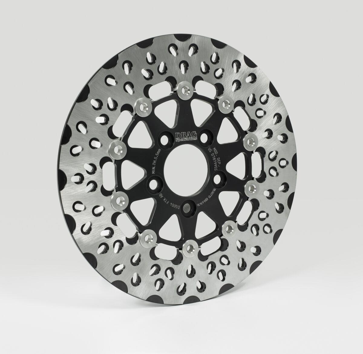 Drag Specialties FTK Series Brake Rotor For Harley FLFBS 1868 00-24 DG004FTKAB