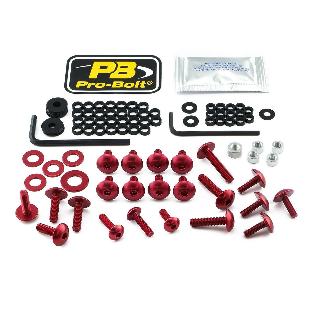 Pro Bolt Aluminium Fairing Bolt Kit For Kawasaki ZZR 1400 2012-2020 FKA371R