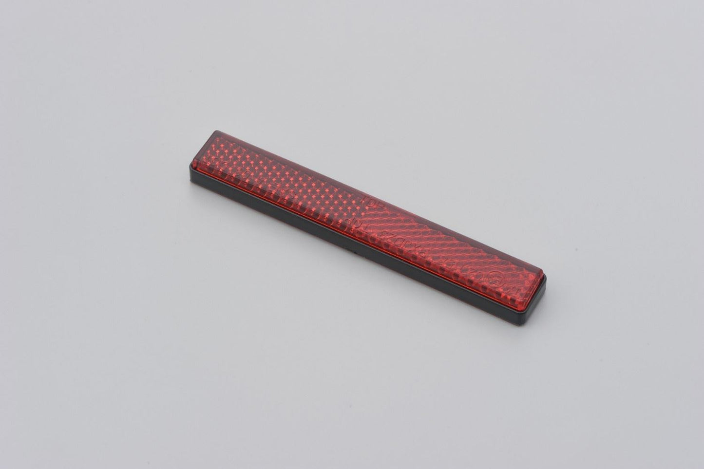 Daytona Reflector Slim ECE Approved Red Rectangular Tape-Down Rear Adhesive 87193