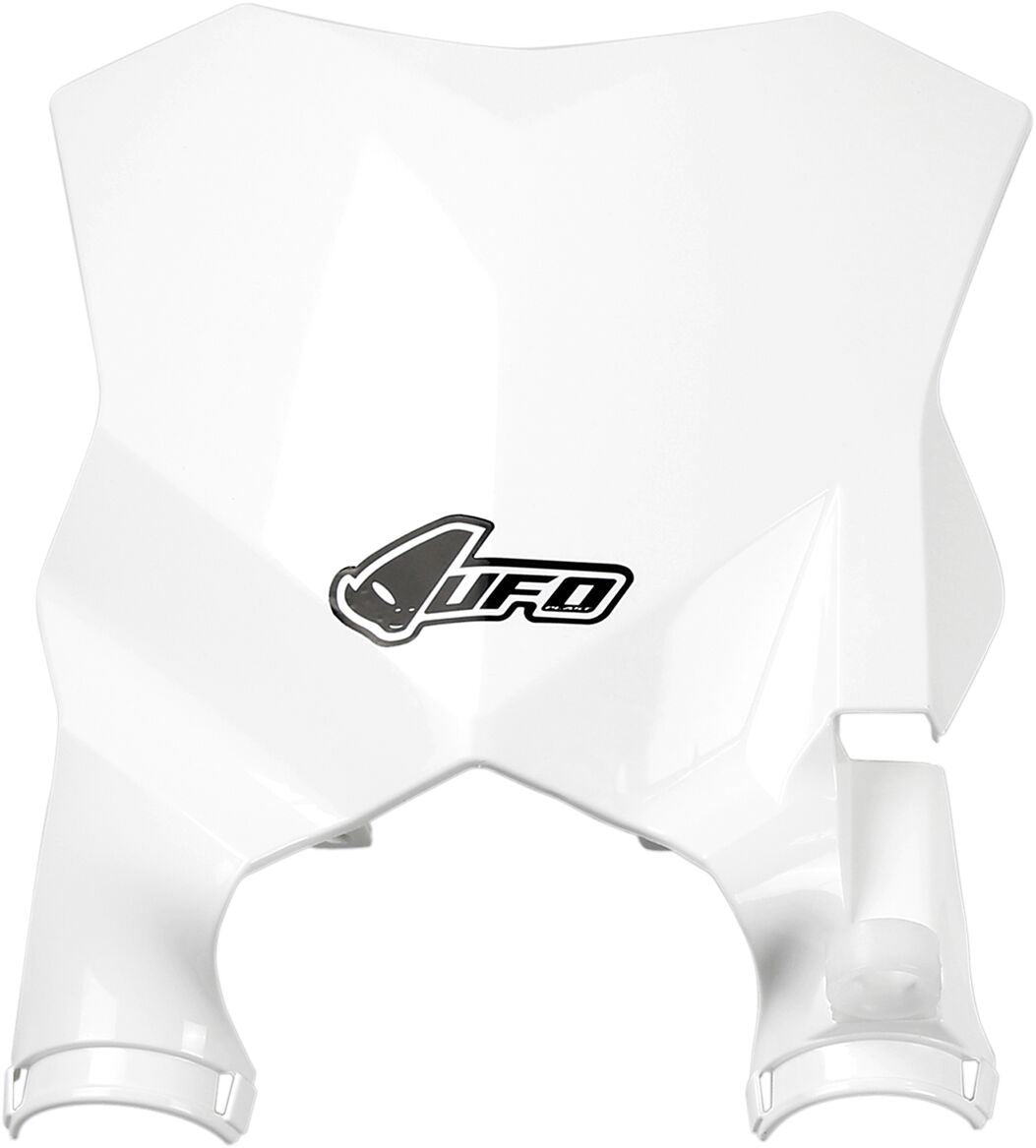 UFO STADIUM FRONT NUMBER PLATE KAWASAKI KXF250/450 WHITE KA04746-047