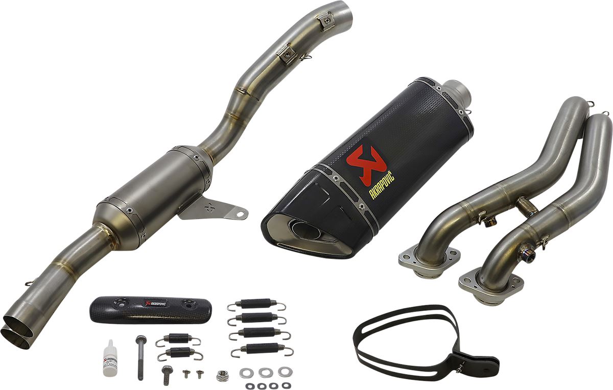 Akrapovic Racing Line Exhaust System SS/CF For Aprilia RS 660 20-24 S-A6R3-APLC