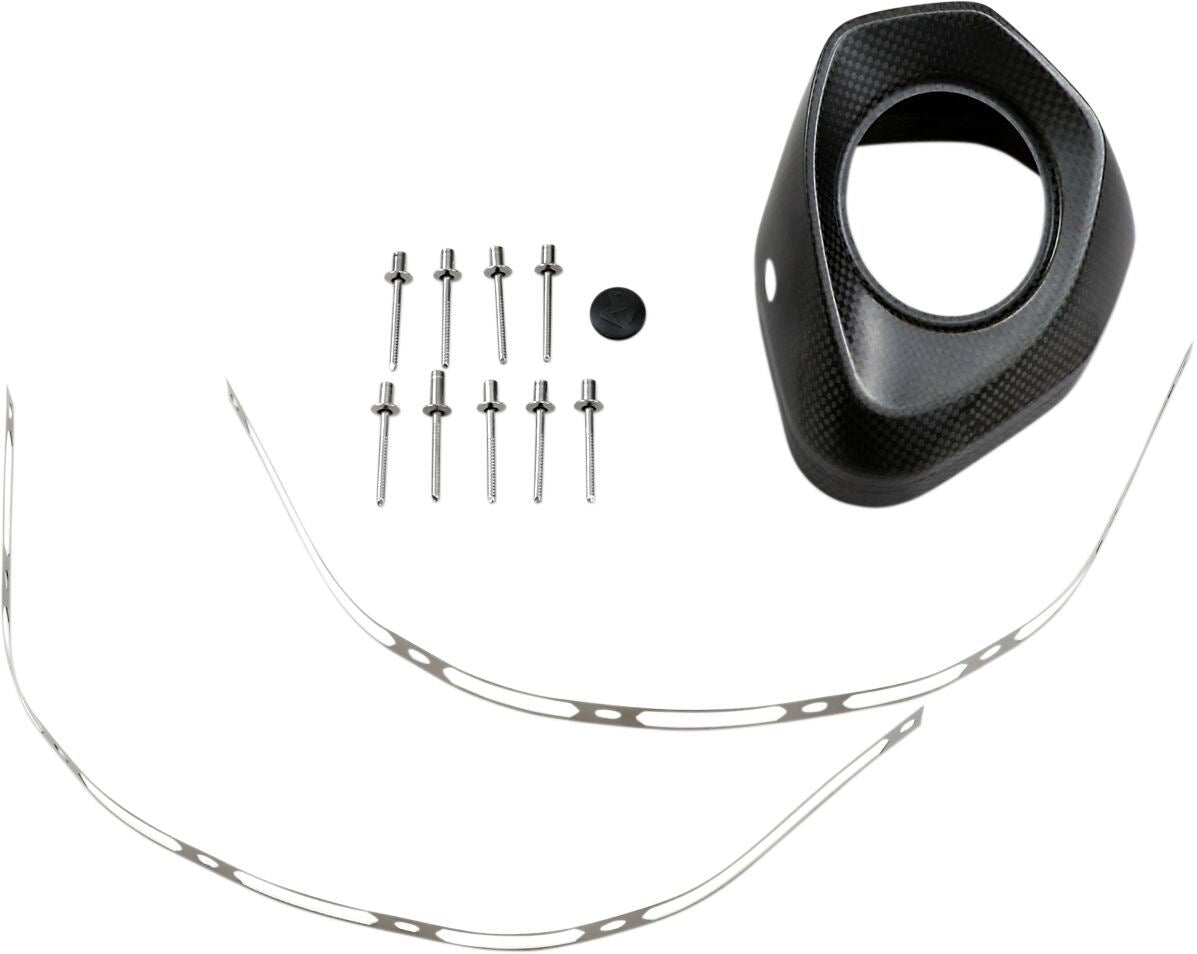 Akrapovic End Cap CF Black V-EC175