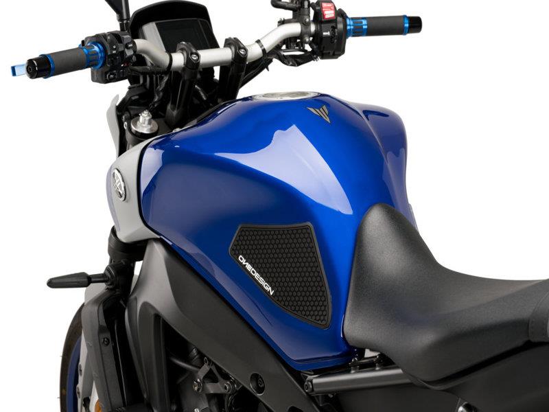 PUIG Side Tank Pad Protector Black for Yamaha MT-09/SP 21-23 20740N