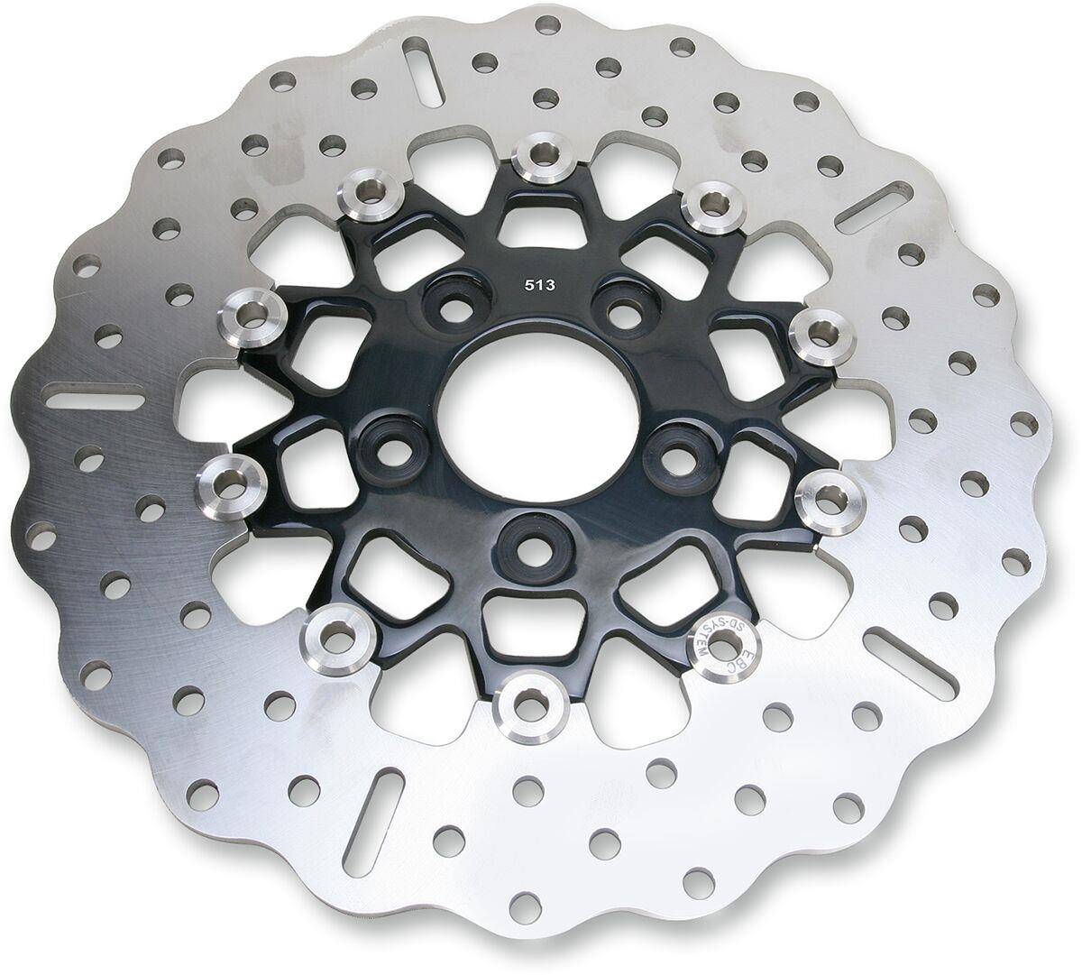EBC Custom Rear Brake Rotor For Harley FLHCS 1868 2000-2024 RSD018CBLK
