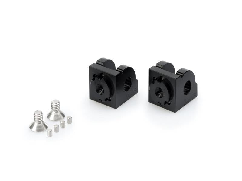 Puig Adjustable Footpeg Adaptors Black 7630F