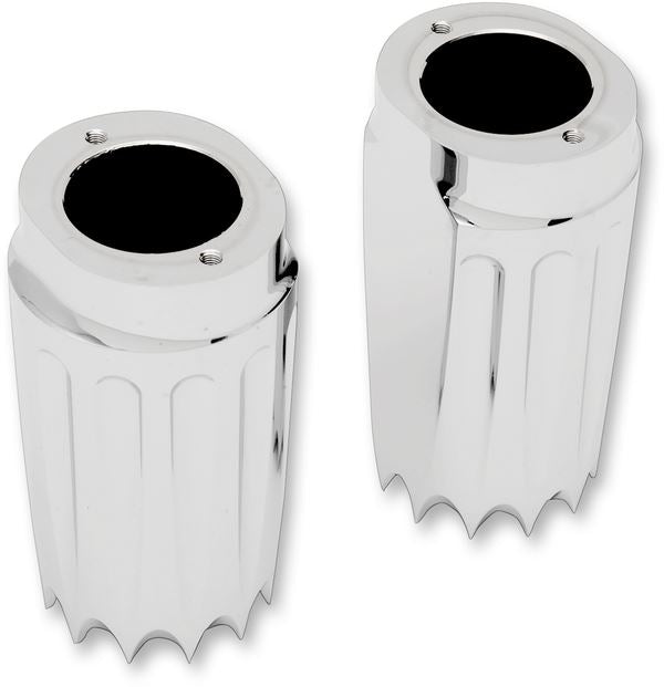 Paul Yaffe Bagger Fork Slider Covers For Harley FLS 1690 83-17 SC-YB-6.25-BLK