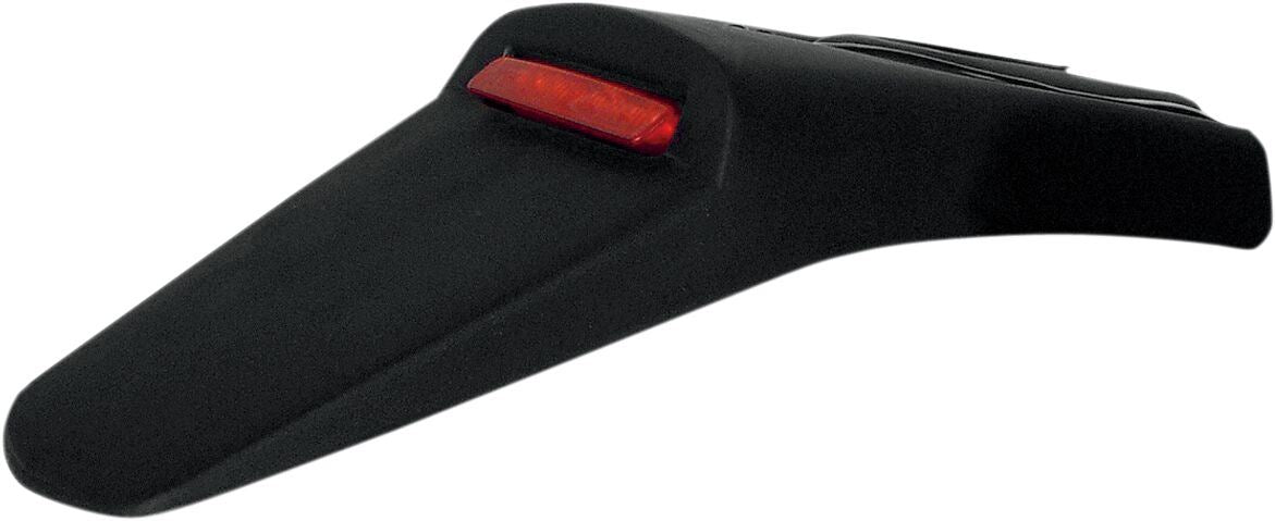 UFO LICENSE PLATE HOLDER W/ RED LED-TAILLIGHT (E11 & DOT) BLACK PP01217001