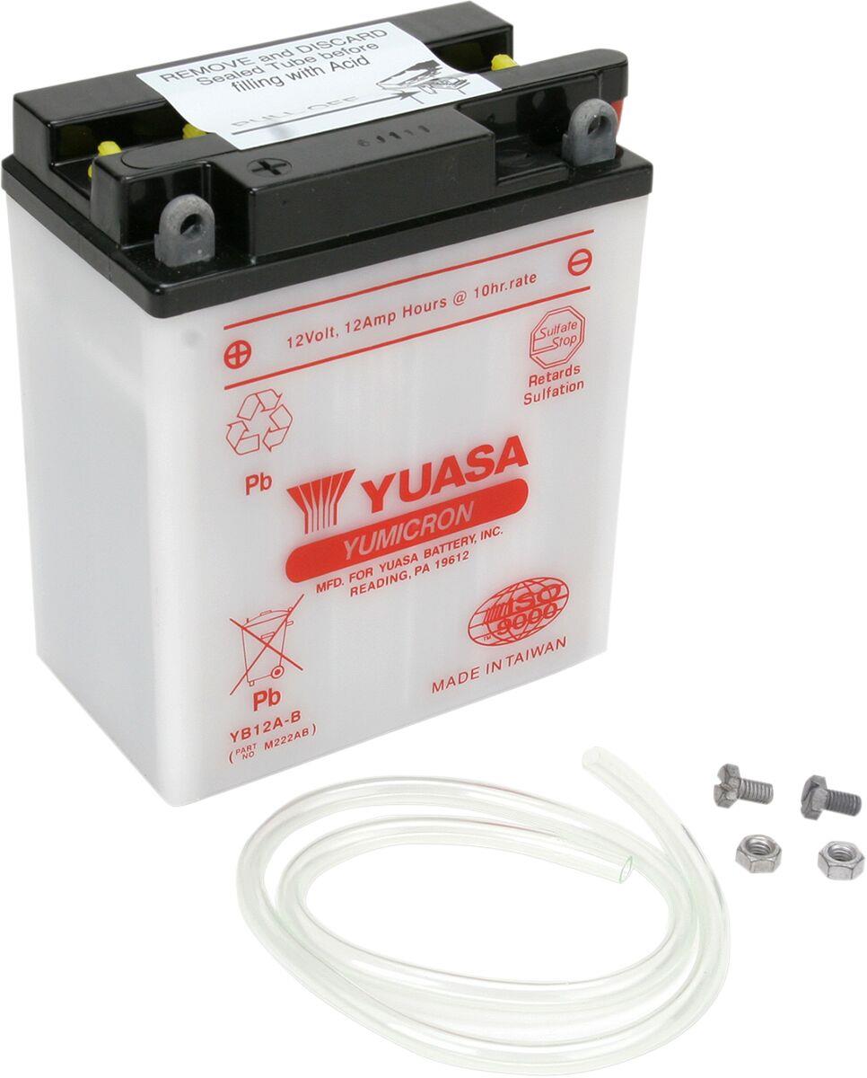 Yuasa Yumicron Battery For Honda XL 600 V Yamaha XT 600 Z 1983-1999 YB12A-B(DC)