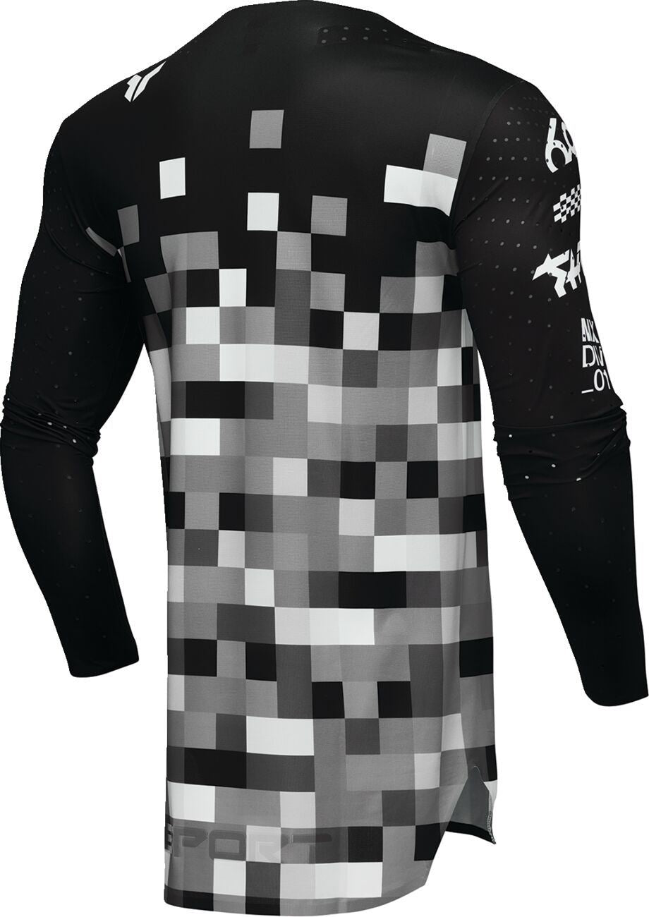 THOR SPORTMODE Riot Jersey BLACK/RD 2024 Model
