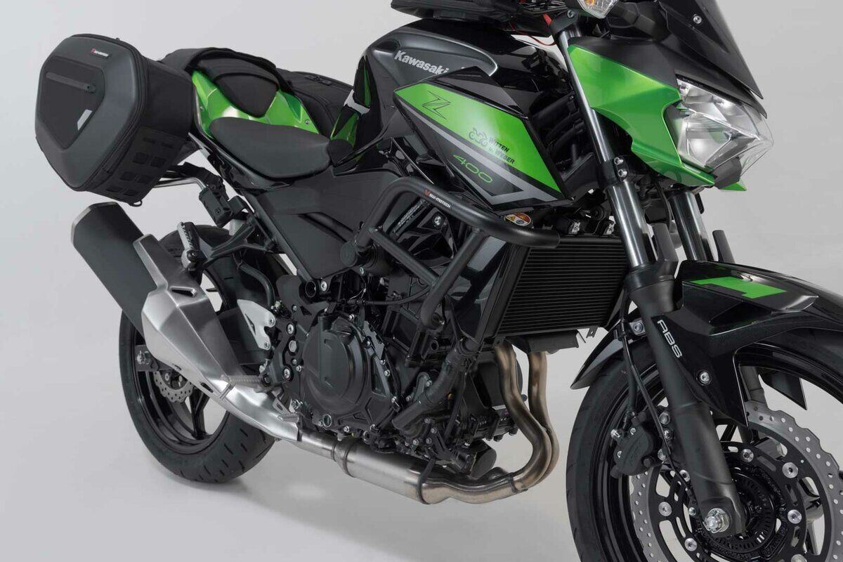 SW MOTECH Crash Bar Black Steel For Kawasaki Z 500 ABS 24-25 SBL.08.923.10001/B