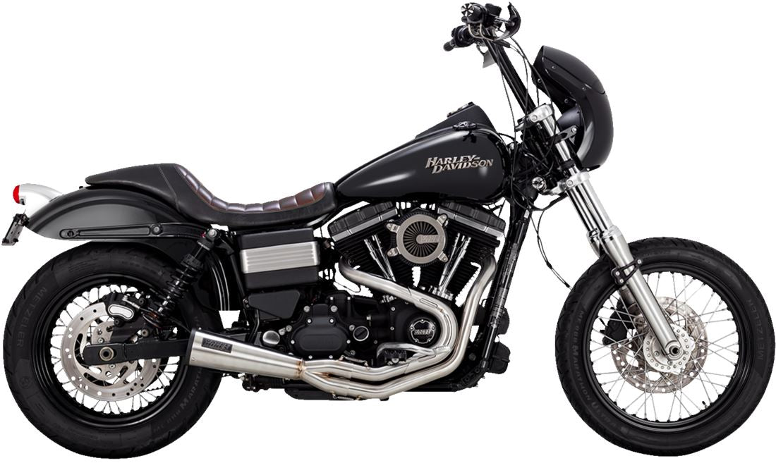 Vance & Hines 2-into-1 Upsweep Exhaust System For HD FXDF 1690 91-17 27325
