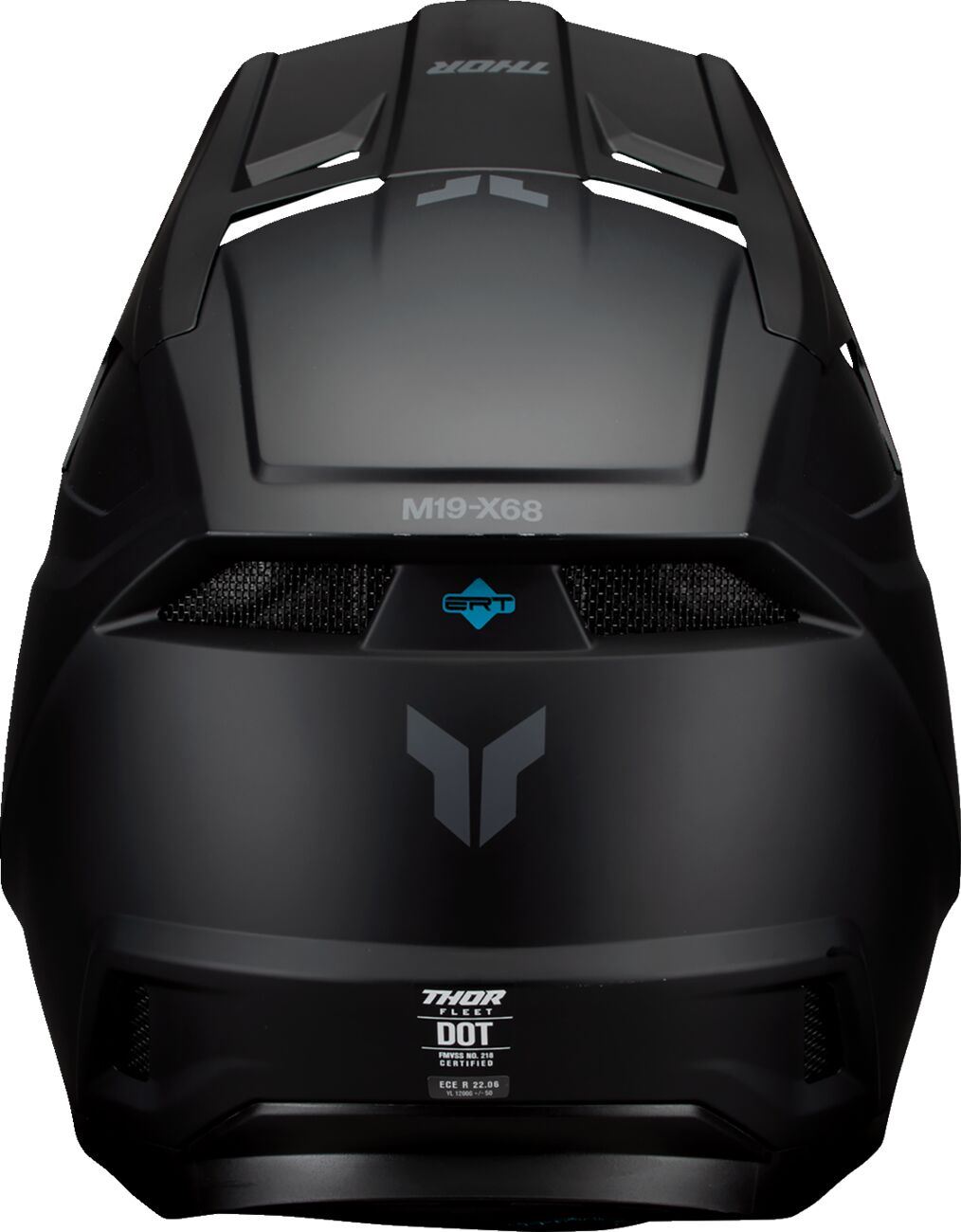 THOR Youth Fleet Blackout Helmet 2025 Model