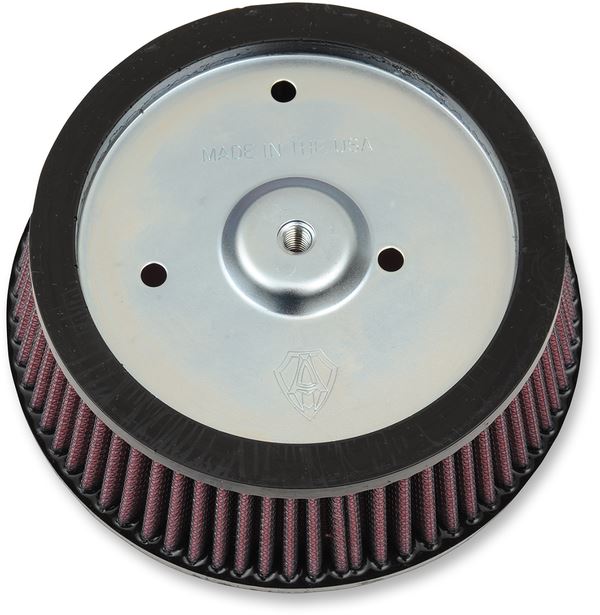 Arlen Ness Replacement Air Filter For HD FXSTC 1584 97-10 Red Silver 18-098