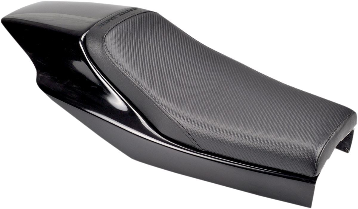 Saddlemen Black Carbon Fiber Solo Seat Fiberglass Back For Custom Models Z4203