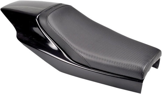 Saddlemen Black Carbon Fiber Solo Seat Fiberglass Back For Custom Models Z4203