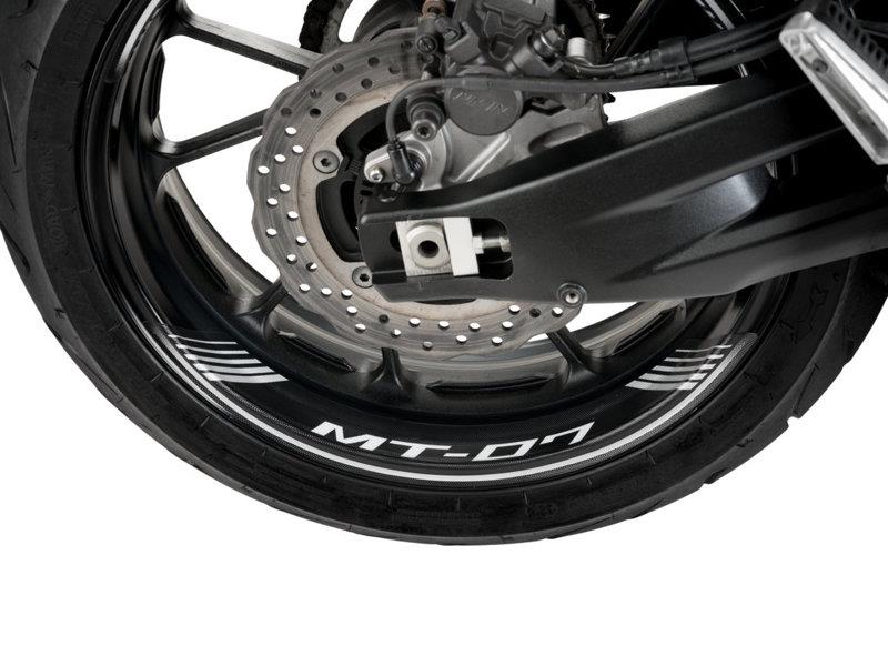 PUIG Wheel Rim Stickers Blue for Yamaha MT-07/MT-09/MT-10 14-24 9136A