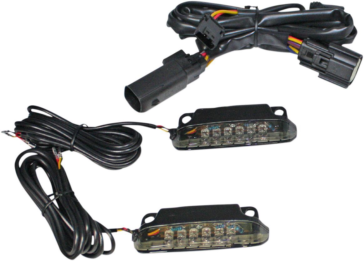 Custom Dynamics Luggage Rack LED Light Bar Harley Davidson 1690 11-13 CD-LR-10-S