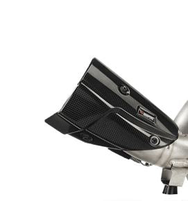 Akrapovic Heat Shield Black CF For Yamaha MT-10 Ducati Multistrada 1200 15-20