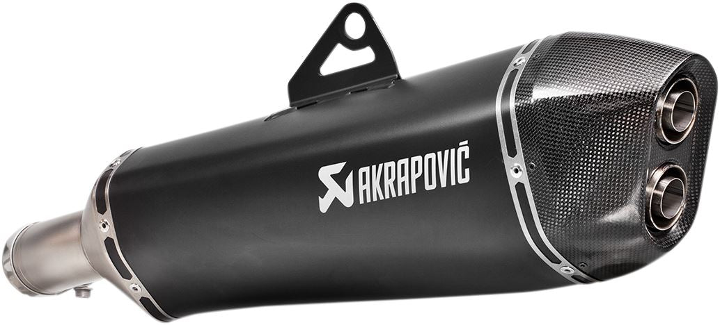 Akrapovic Slip-On Line Muffler TI Black For BMW F 800 GS 08-17 S-B8SO6-HZAABL