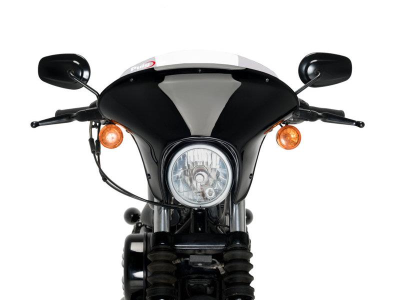PUIG Batwing Sport Screen Light Smoke for Harley Davidson Sportster 883 Iron XL883N 09-22 21053H