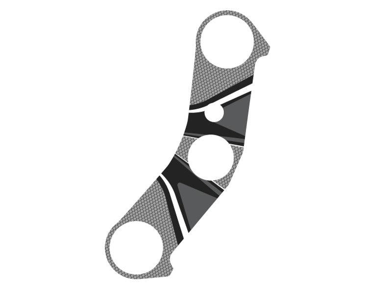 PUIG Radikal Yoke Protector Grey for Yamaha YZF R1 04-06 6924U
