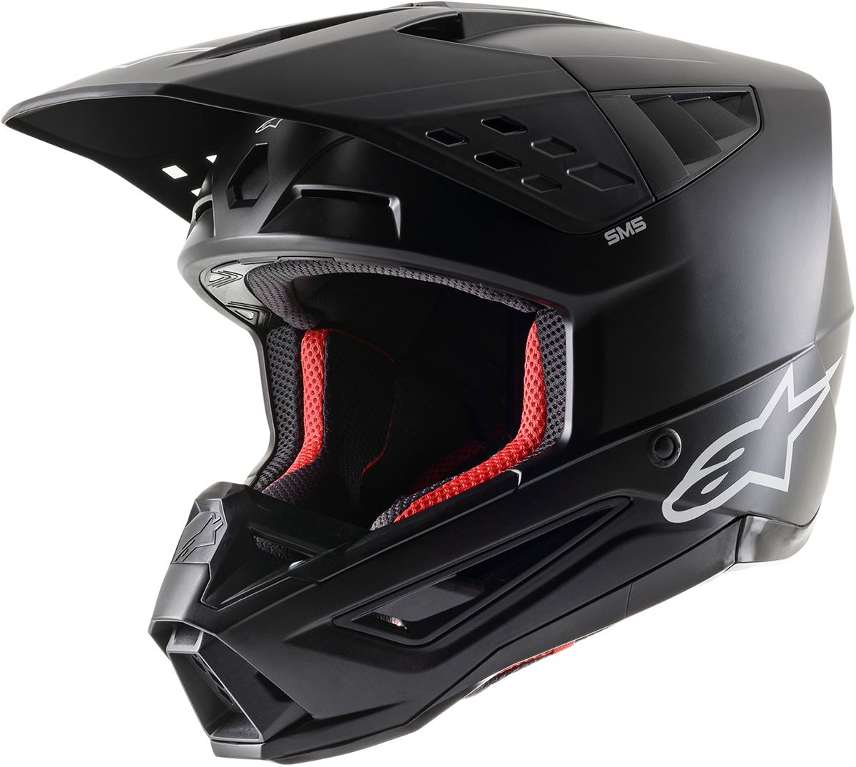 Alpinestars Supertech SM5 Solid Black Mx Helmet