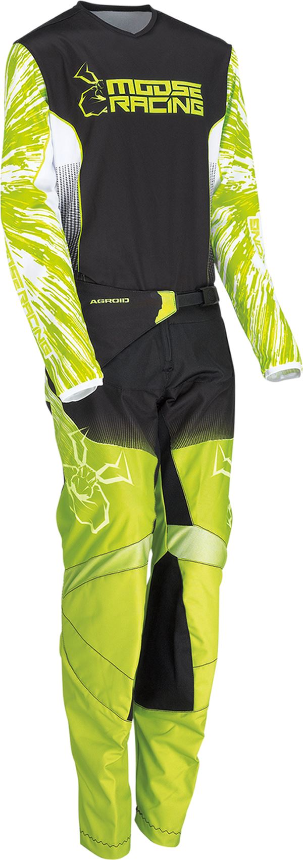 Moose Racing Jersey Youth Agroid Hi-Vis/Black 24 Model