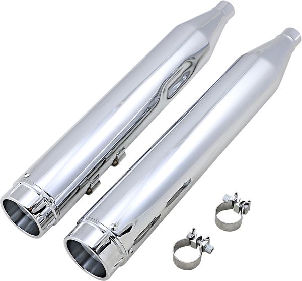 Vance & Hines Torquer 450 Slip-On Mufflers Chrome For HD FLHXS 1690 95-16 16673