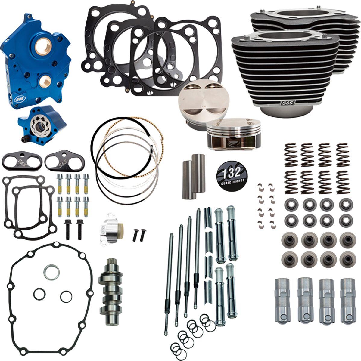 S&S Cycle 132" Power Package For M8 For Harley FLHTCUTG 1868 2017-2025 310-1229C