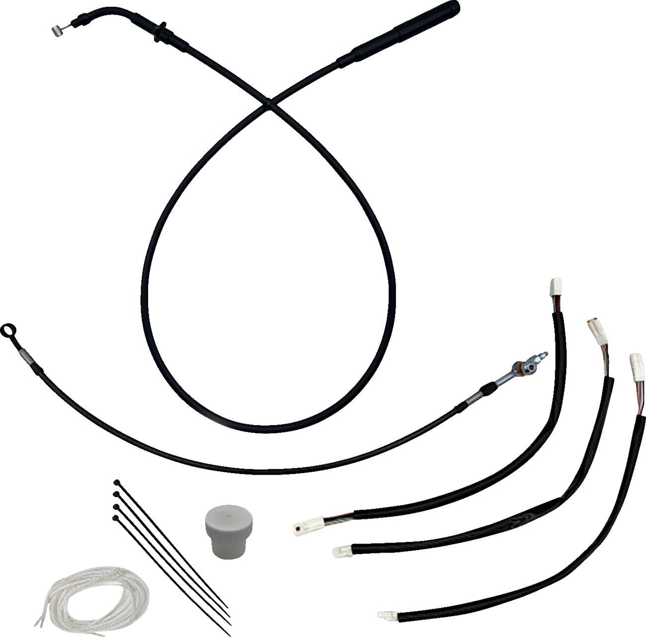 Fat Baggers Inc. EZ Install Kit For Harley FLHLT 1923 2023-2026 Black 149011-B