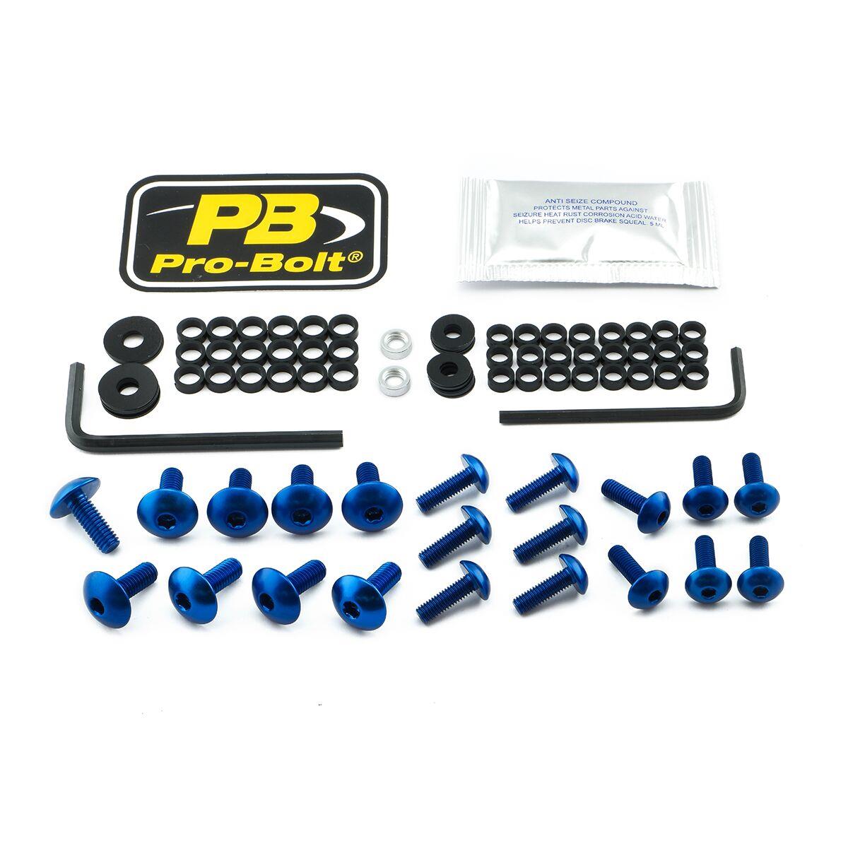 Pro Bolt Fairing Bolt Kit For Kawasaki For Kawasaki ZX-6 R 636 2013-2019 FKA402B