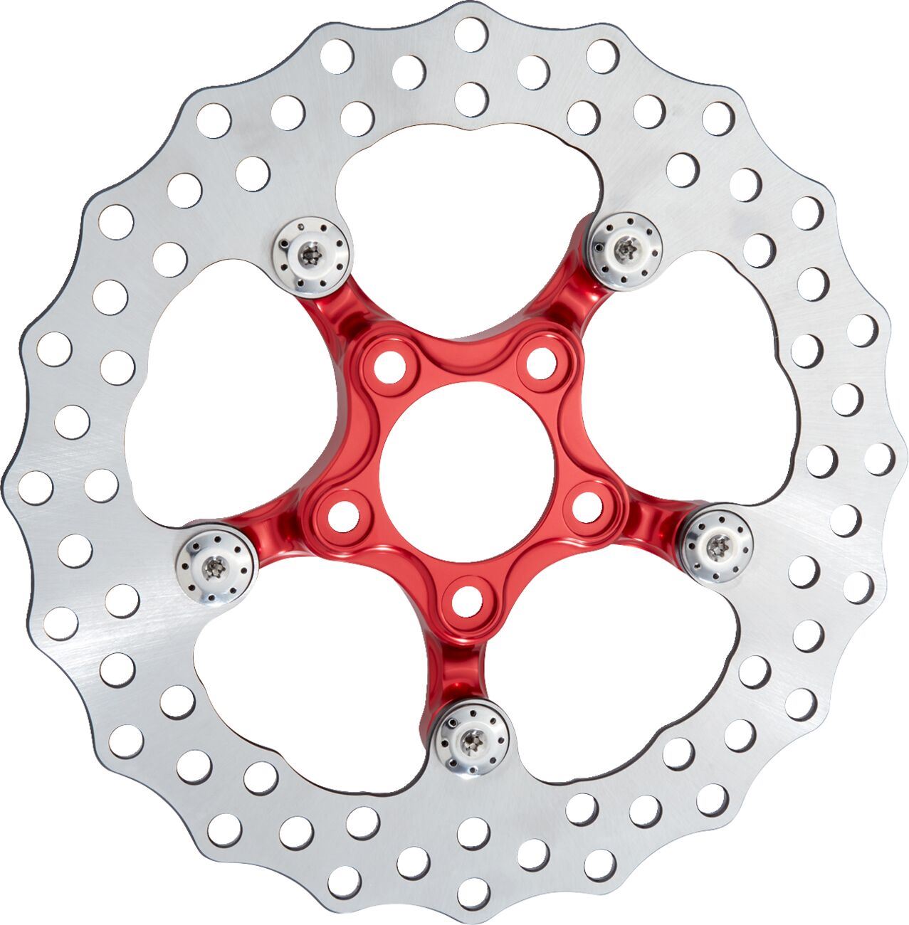 Arlen Ness Spider Rotor Red 11.5 420 High-Carbon Stainless Steel 300-068