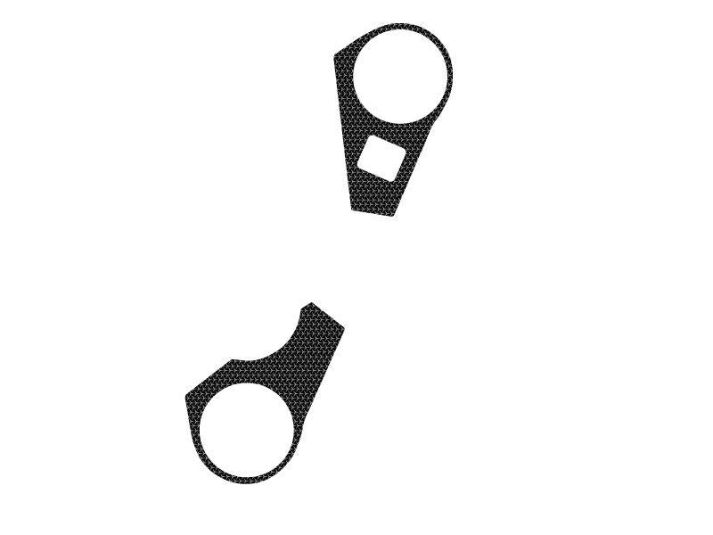 PUIG Naked Yoke Protector Grey for Suzuki GSX R 1000 09-16 7382U