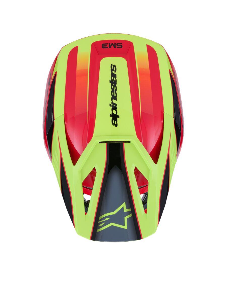 ALPINESTARS SM3 Fray Helmet RED/YL/BLK 2025 Model
