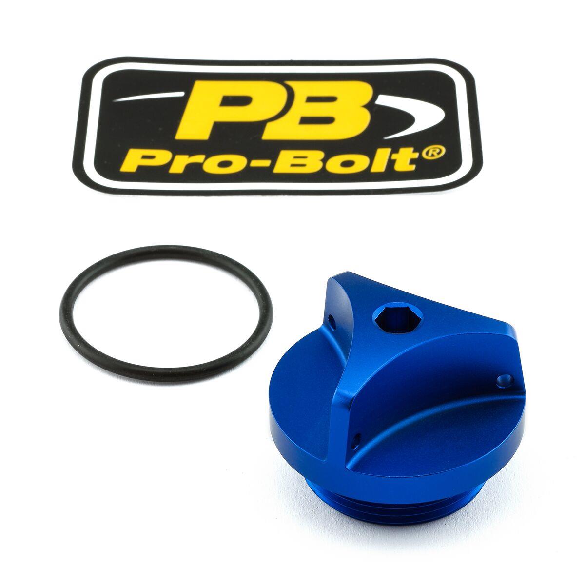 Pro Bolt Aluminium Oil Filler Caps For Kawasaki Z H2 1000 1991-2026 OFCK10B