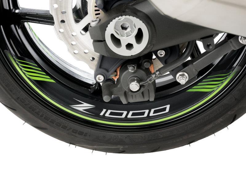 Puig Wheel Rim Stickers Green 21873R
