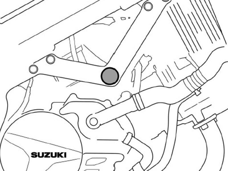 PUIG Chassis Cap Black for Suzuki V-Strom 650 12-25 3893N