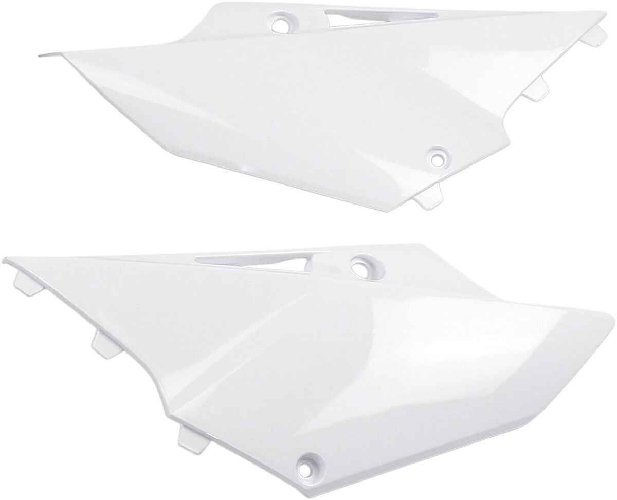 UFO SIDE PANELS YAMAHA YZ125/250 WHITE YA04842-046
