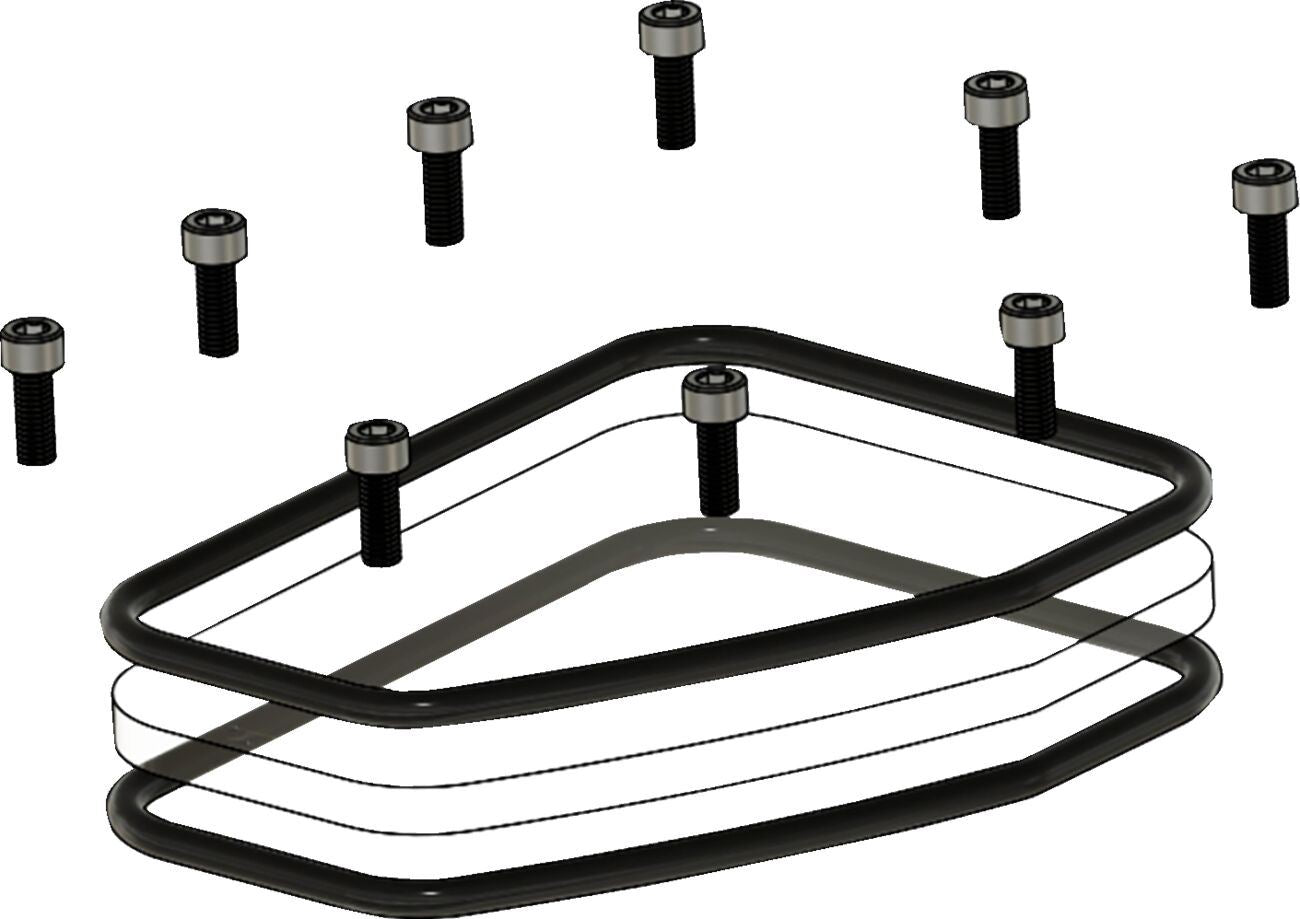 Trask Assault Cam Cover Repair Kit For Harley FLFBS 1923 2017-2025 Raw TM-018-RK