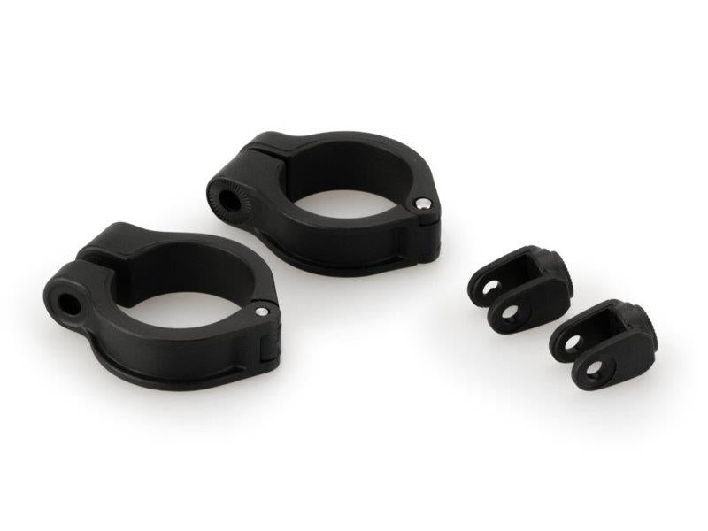 Puig R19 Frame Slider Adapters For Auxiliary Lights Black 21477N