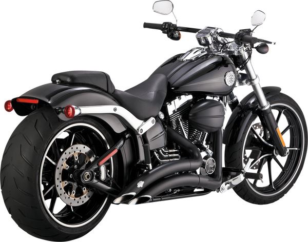 Vance & Hines Big Radius Exhaust System For Harley Davidson FXSB 1690 13-17 46365