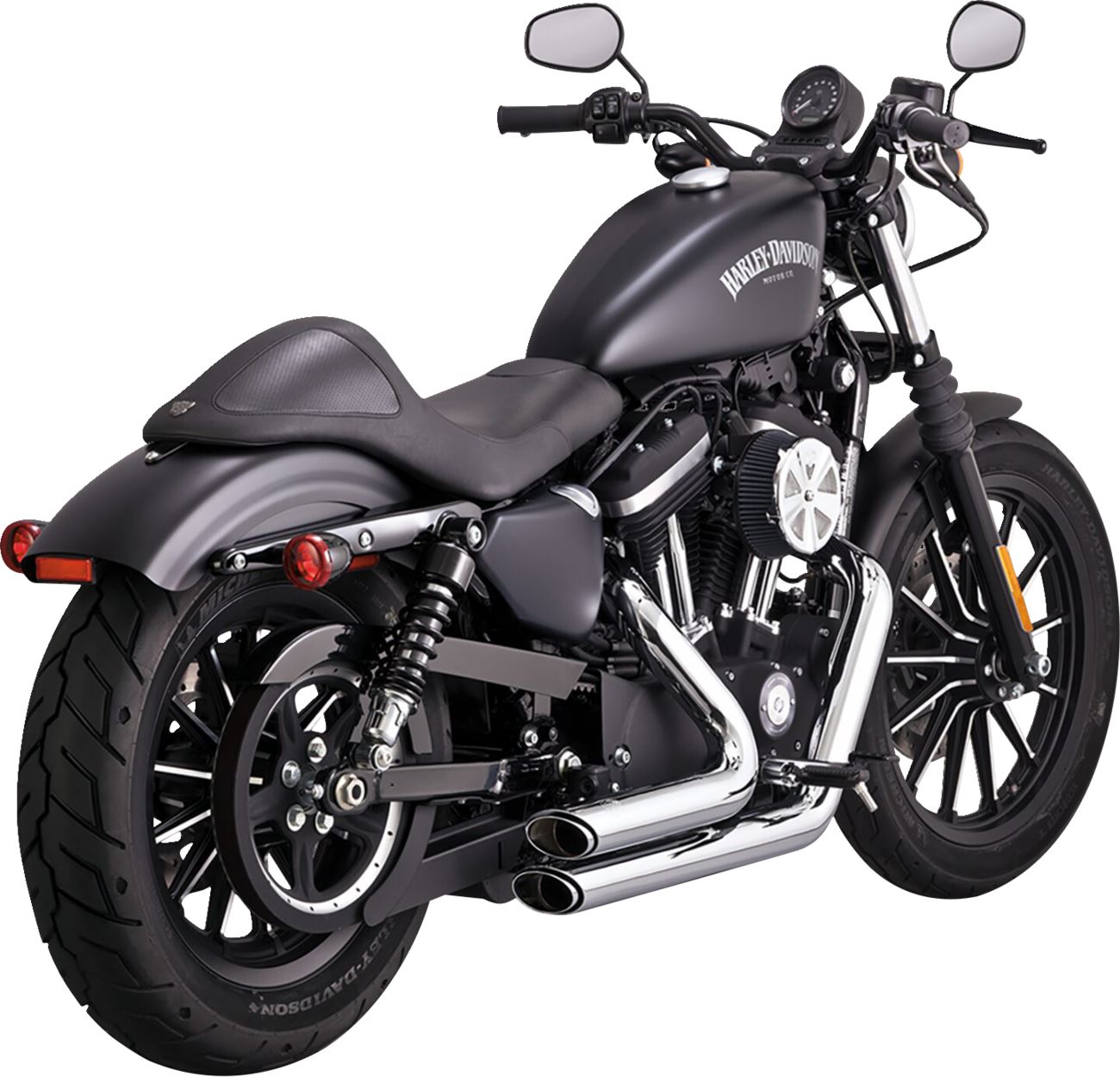 Vance & Hines Shortshots Staggered Exhaust System Honda VT 750 C2B 10-23 18319