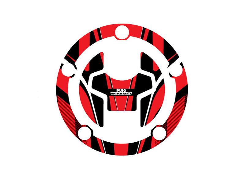 Puig Radikal Fuel Cap Protector Red 4258A